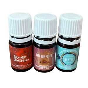 Young Living Lot of 3 Blends Essential Oil Blend Set each 5ml 50% Full Open